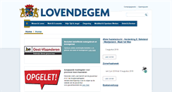 Desktop Screenshot of lovendegem.be